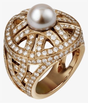 Gold Ring With Pearl Png Clipart - Pearl Gold Ring Png #246233