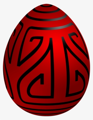 Easter Red Deco Egg Png Clip Art - Easter Egg #246382