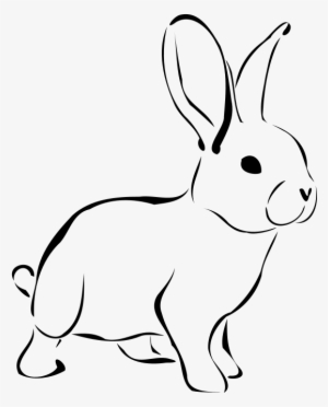 Bunny Clipart Black And White Clipart Panda Free Clipart - Bunny Black And White #246402