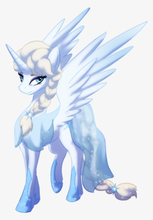Zedrin, Clothes, Elsa, Frozen , Ponified, Pony, Safe - Draw Pony Elsa With Wing #246540