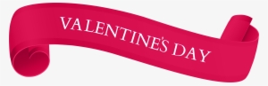 Pink Banner Png Download - Happy Valentines Day In Pink Png #246624