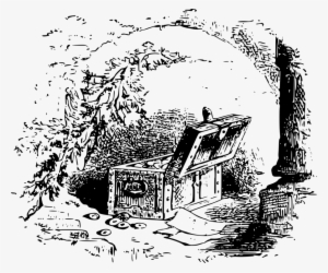 Buried Treasure Drawing Treasure Map Chest - Vintage Treasure Chest Illustration #246830 Buried Treasure Drawing Treasure Map Chest - Vintage Treasure Chest Illustration #246830