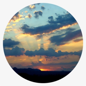 Clip Royalty Free Sunset Transparent Circle - Sunset In A Circle #247056