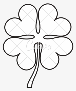 Clover Leaf Isolated Icon - Line Art #247227