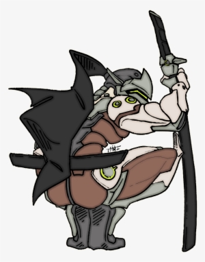Have Some Genji Booty - Genji Gif Transparent Background #247412