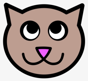 Cute Cat - Tete De Chat Dessin #247458