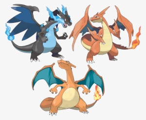 Mega Charizard X And Mega Charizard Y - Charizard Mega Evolution #247549