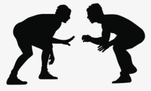 Wrestling Silhouette Transparent Image - Wrestling Silhouette Clip Art #247909