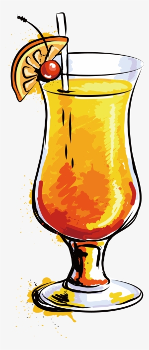 Cocktail Orange Juice Mojito Clip Art Summer - Drink #247911