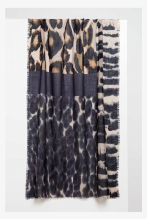 Melange Animal Print Scarf - Scarf #247933