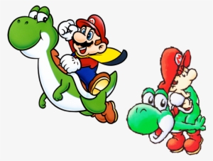 Super Mario World And Super Mario World - Mario And Yoshi Snes #248202