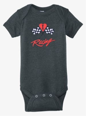 I Love Racing Embroidered Infant Onesie - Active Shirt #248220