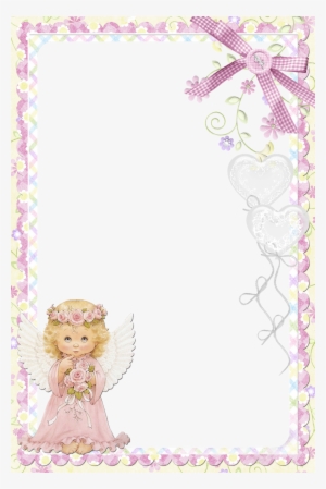 Frame Clipart, Flower Frame, Christening, Picture Frames, - Marcos Para Invitaciones De Bautizo #248473