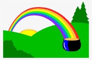 Free Stock Photos - End Of A Rainbow Pot Of Gold #248663
