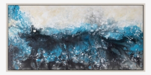 Aurelle Home Tiffany Blue Canvas Wall Art (wall Art), #249066
