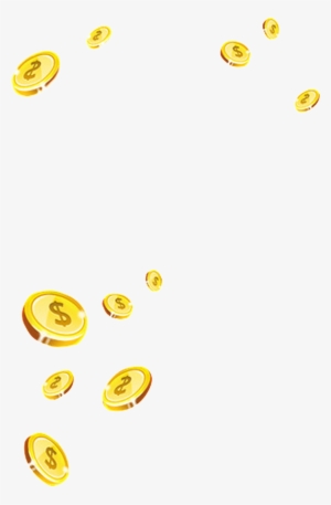 Floating Gold Coin - Flying Coins Png #249153