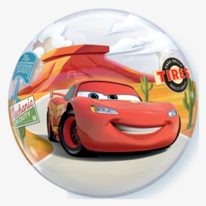 22" Cars Lightning Mcqueen & Mater Bubble Balloon #249193