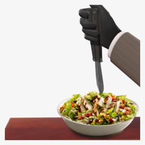 Knife Your Salad - Bowl Of Salad Png #249234