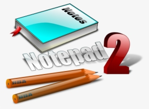 Notepad And Pencil Svg Clip Arts 600 X 442 Px #249460