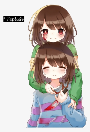 Undertale Ships, Undertale Au, Sans X Frisk, Phone - Undertale Chara And Frisk Fanart #249556