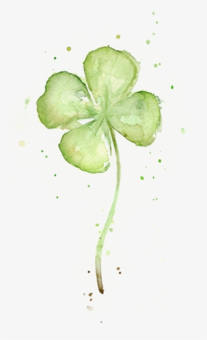 Click And Drag To Re-position The Image, If Desired - Watercolor 4 Leaf Clover #249650