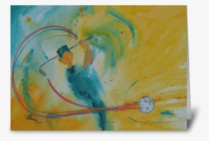 Fore Greeting Card - Canvas 'fore' Wrapped Canvas Wall Art #249935