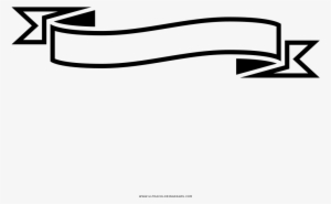 Ribbon Banner Coloring Page - Desenho De Faixas De Bandeiras #2400330