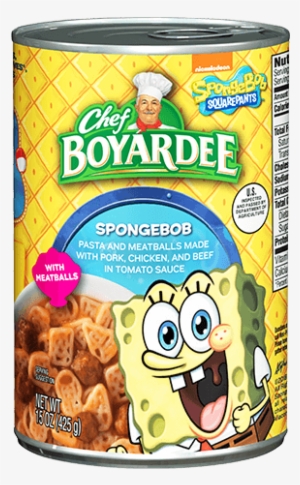 Spongebob Can - Chef Boyardee Spongebob #2401228