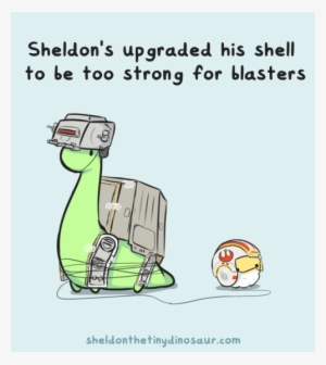 Happy New Star Wars Movie Day Hope Everyone Can Enjoy - Sheldon The Tiny Dinosaur That Thinks He #2401417