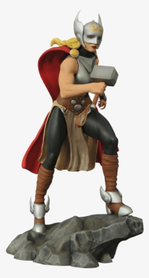 Lady Thor Pvc Statue - Diamond Select Toys Marvel Gallery Lady Thor Pvc Figure #2401573