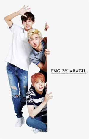 Bts V Rap Monster And Suga Render Png By Abagil - Bts #2401640