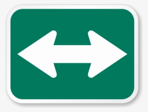 Arrow Traffic Signs - Green Arrow Road Sign #2401778