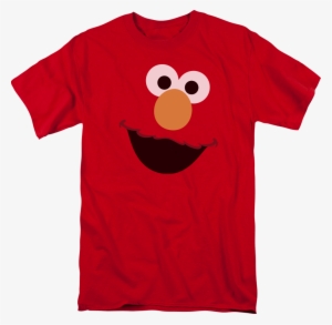 Big Elmo Face Sesame Street T-shirt - Elmo #2402378