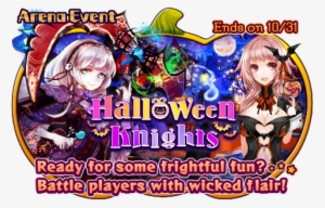 Halloween Knights Banner - Cartoon #2402440