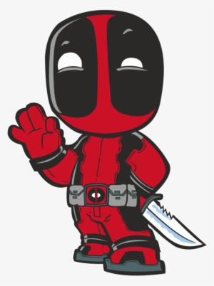 Deadpool Chibi Drawing Marvel Comics Art - Chibi Deadpool #2402470