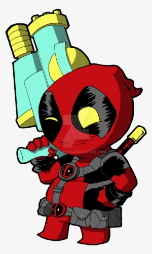 Deadpool Drawing Marvel Comics Superhero Comic Book - Deadpool Baby Cartoon Illustration #2402865