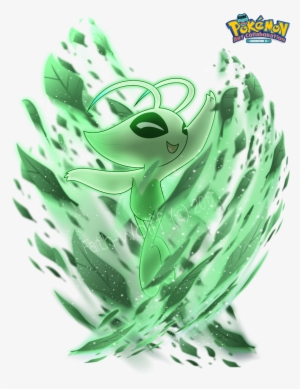 #251 Celebi Used Leaf Storm And Heal Bell In The Game - Pokemon Celebi Fanart Png #2403382