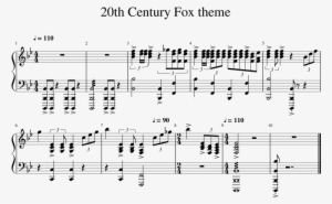 20th Century Fox Theme Sheet Music 1 Of 1 Pages - Power Of Neo Piano Sheet Music #2403497