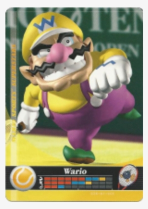Wario - Tennis - False Wario Tennis Amiibo Card For Mario Sports Superstars #2404892