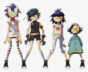 Japan Kawaii England Uk Punk Converse Gorillaz Jamie - Noodle Gorillaz Age #2404956
