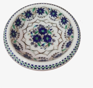 Marble Inlay Fruit Bowl - Bowl #2405645