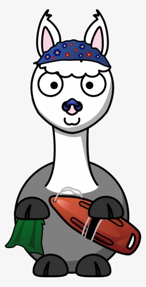 Free Download Alpaka Cartoon Clipart Alpaca Llama Clip - Cartoon Llama Shower Curtain #2406235