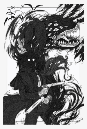 Alucard By Koggg - Alucard Drawing White And Black #2407077