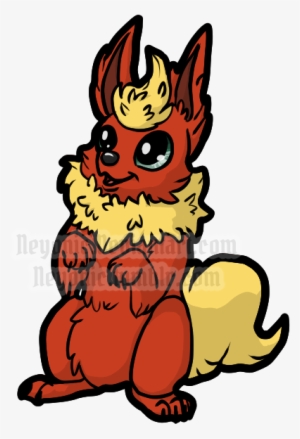 Beggin Flareon - Cartoon #2407413