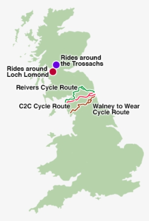 Cycle Routes - Leicester Map Of Uk #2408483