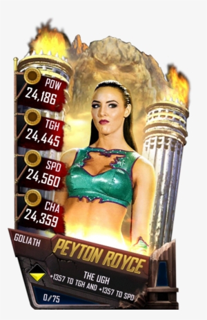 Supercard Peytonroyce S4 16 Beast Supercard Peytonroyce - Wwe Supercard Goliath Cards #2408500