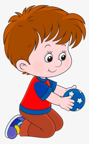 Kittens Clipart Kid - Niño Con Gatito Animado #2409036