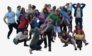 Transparent Group Of Teens #2409158