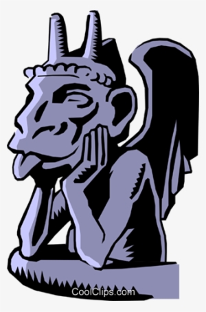 Cartoon Gargoyle Royalty Free Vector Clip Art Illustration #2409428