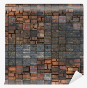 Abstract Mosaic Tile Grunge Brick Pattern Wall Mural - Wall #2409613